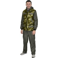 Демисезонный костюм Huntsman Тайга-3  (комб.), (алова, хаки)