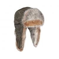 Зимняя шапка-ушанка Huntsman Евро волк (таслан, хаки)