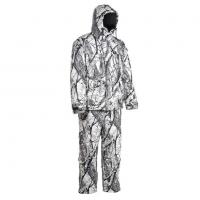 Зимний костюм Huntsman Памир для охоты со снегозащитными гетрами (алова, белый лес (ветки))