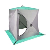 Палатка для зимней рыбалки PREMIER (1,5х1,5) серый/бирюза
