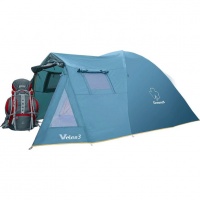 Палатка кемпинговая четырехместная Greenell Велес 4 v2