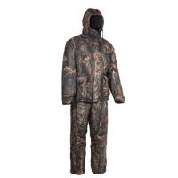 Зимний костюм для охоты Huntsman Памир, со снегозащитными гетрами (алова, темный лес)